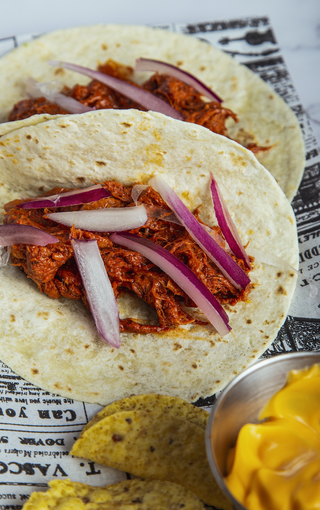 Cochinita Pibil, Mexican tacos Mayan cuisine from Mexico from Yucatan